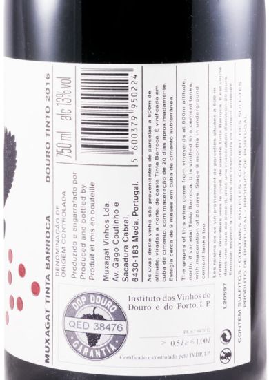 2016 Muxagat Tinta Barroca tinto