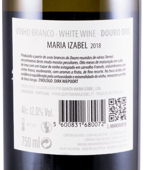2018 Maria Izabel white