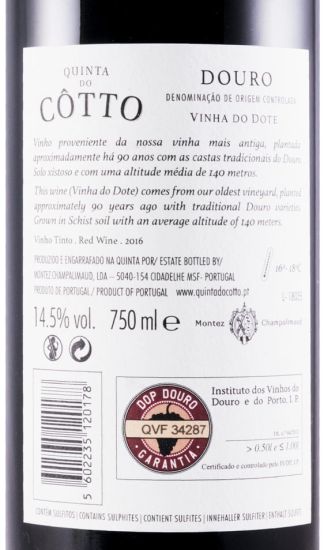2016 Quinta do Côtto Vinha do Dote red