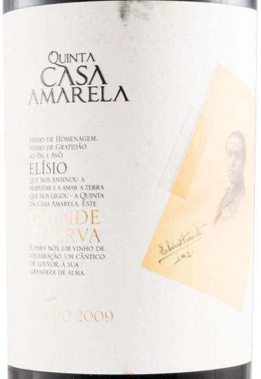 2009 Quinta Casa Amarela Elísio Grande Reserva tinto