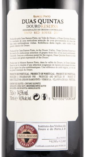 2017 Duas Quintas Reserva tinto