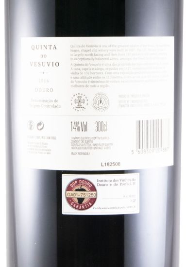 2016 Quinta do Vesuvio red 3L