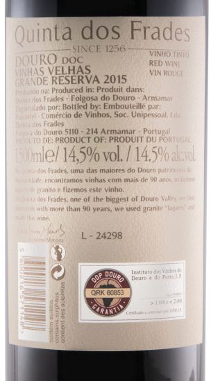 2015 Quinta dos Frades Grande Reserva Vinhas Velhas red 1.5L