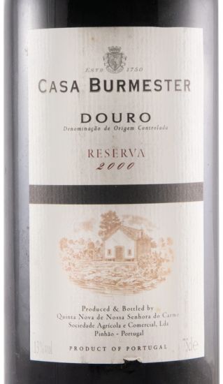 2000 Burmester Reserva red