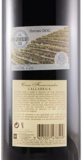 2003 Casa Ferreirinha Callabriga red