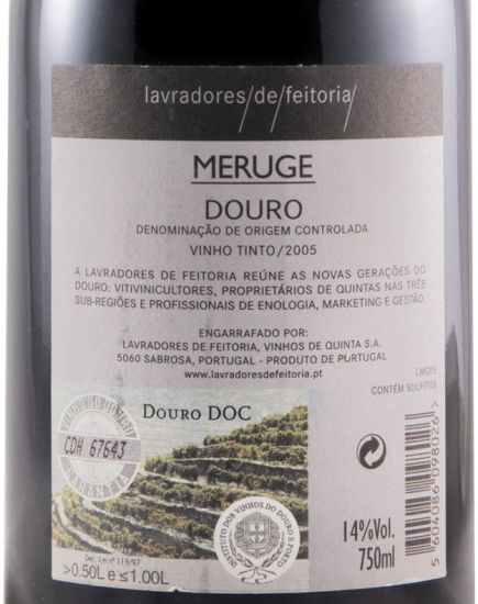2005 Lavradores de Feitoria Meruge tinto