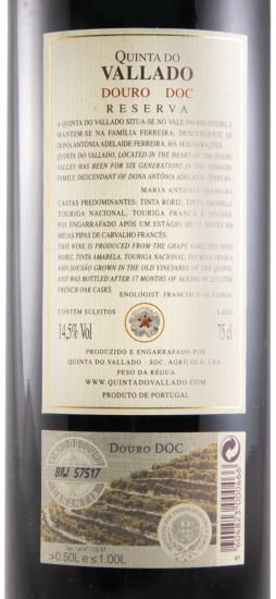 2004 Vallado Reserva tinto