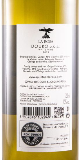 2019 Quinta de La Rosa white