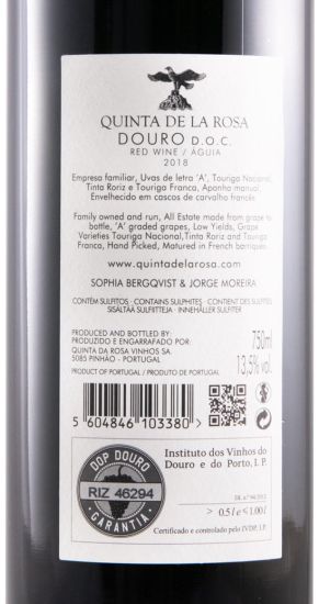 2018 Quinta de la Rosa red