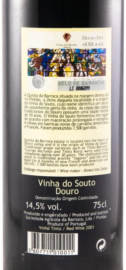 2001 Vinha do Souto red
