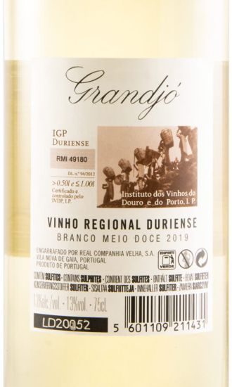 2019 Grandjó Meio Doce branco