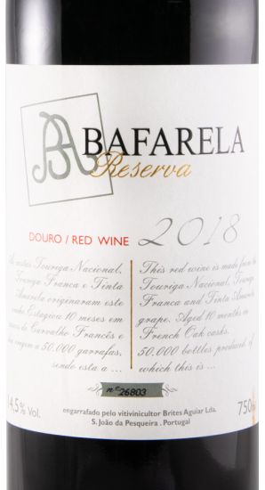 2018 Bafarela Reserva tinto