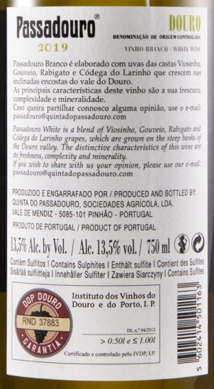 2019 Quinta do Passadouro white