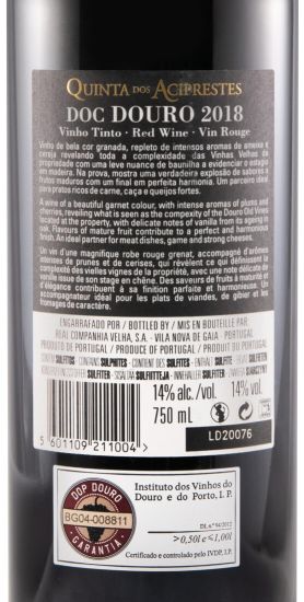2018 Quinta dos Aciprestes red