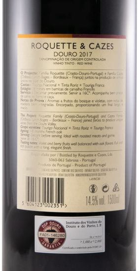 2017 Roquette & Cazes red 1.5L