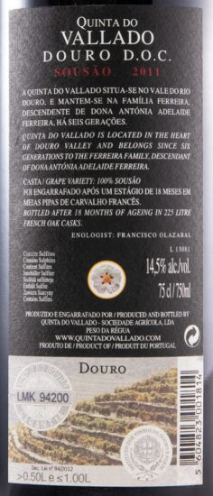 2011 Vallado Sousão tinto