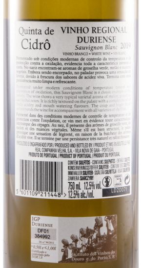 2019 Quinta de Cidrô Sauvignon Blanc white