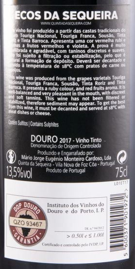 2017 Ecos da Sequeira red