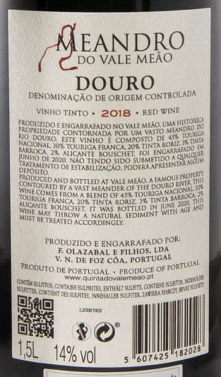 2018 Meandro do Vale Meão red 1.5L