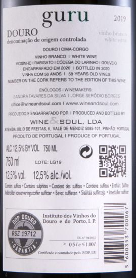 2019 Wine & Soul Guru branco