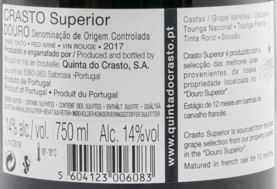 2017 Crasto Superior red