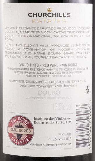 2017 Churchill's tinto