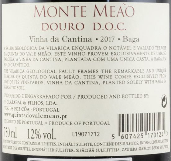 2017 Monte Meão Vinha da Cantina Baga red