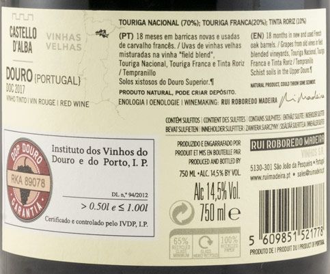 2017 Castello D'Alba Vinhas Velhas red