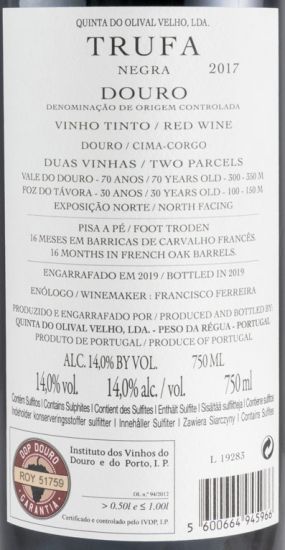 2017 Quinta do Olival Velho Trufa Negra red