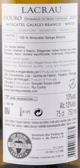 2019 Lacrau Moscatel Galego branco