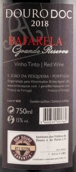 2018 Bafarela Grande Reserva red