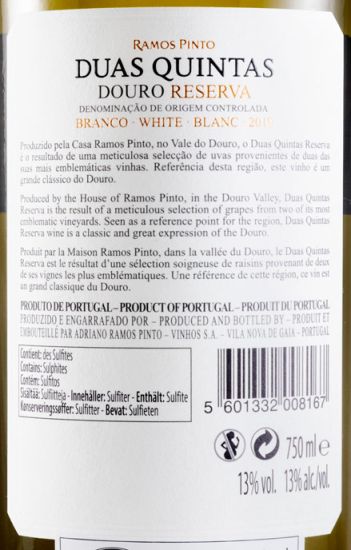 2019 Duas Quintas Reserva branco