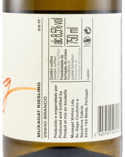 2017 Muxagat Riesling branco
