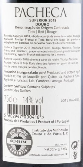 2018 Pacheca Superior tinto