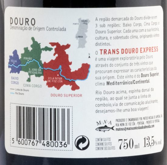 2018 Trans Douro Express Douro Superior red