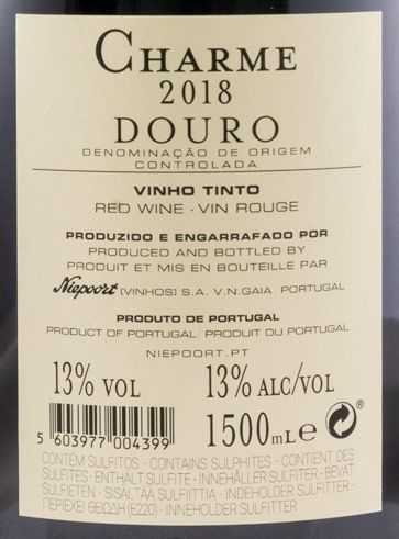 2018 Niepoort Charme tinto 1,5L