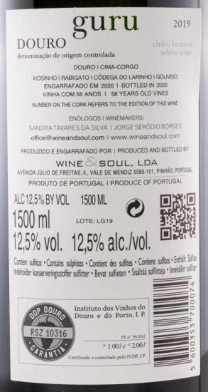 2019 Wine & Soul Guru branco 1,5L