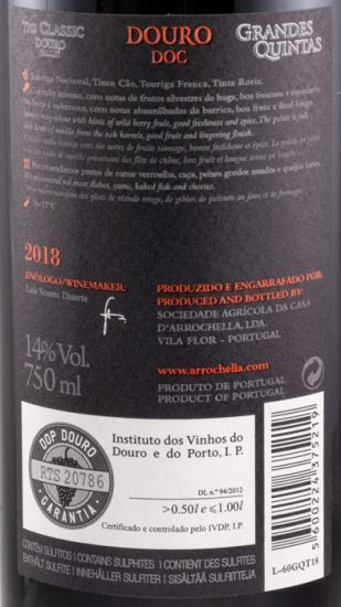 2018 Grandes Quintas tinto