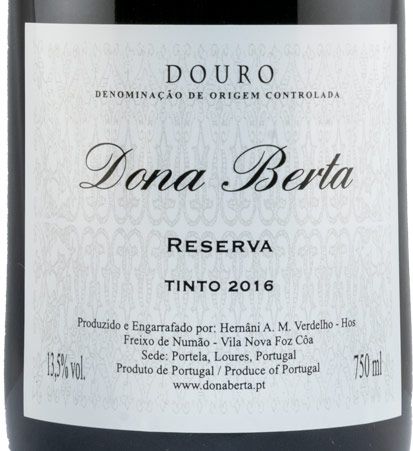 2016 Dona Berta Reserva red