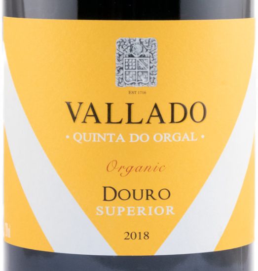 2018 Vallado Douro Superior organic red