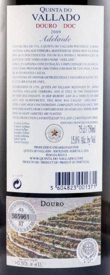 2009 Vallado Adelaide tinto