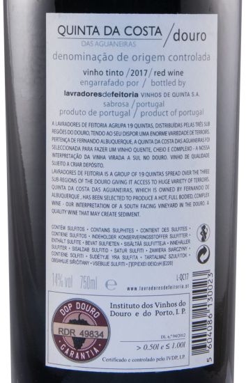 2017 Lavradores de Feitoria Quinta da Costa das Aguaneiras red