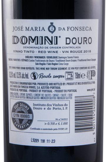 2018 José Maria da Fonseca Domini red