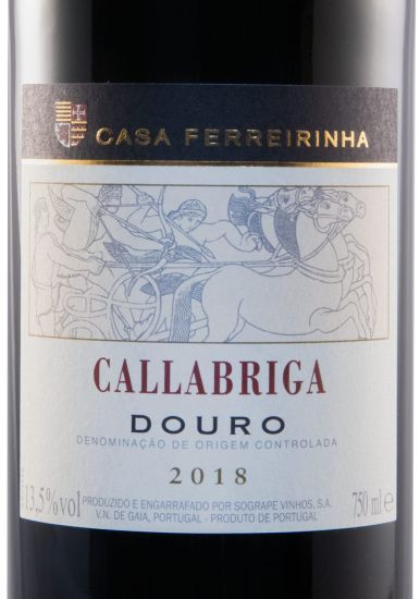 2018 Casa Ferreirinha Callabriga red