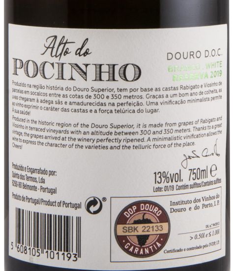 2019 Alto do Pocinho Reserva white