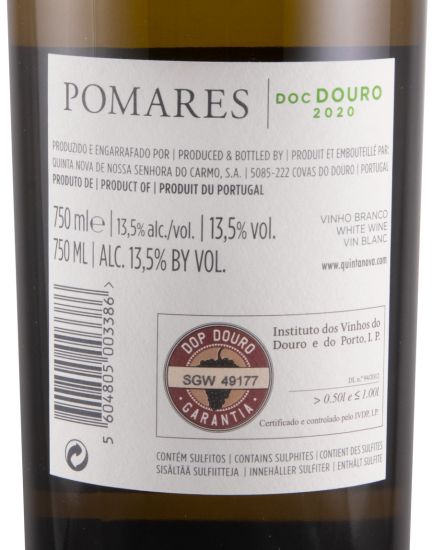 2020 Quinta Nova Pomares white