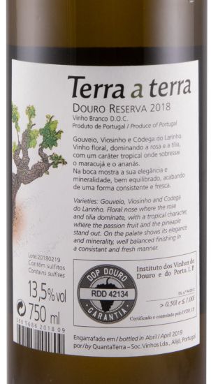 2018 Terra a Terra Reserva branco