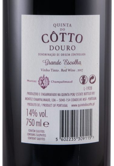 2017 Quinta do Côtto Grande Escolha red