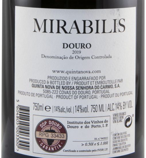 2019 Quinta Nova Mirabilis white
