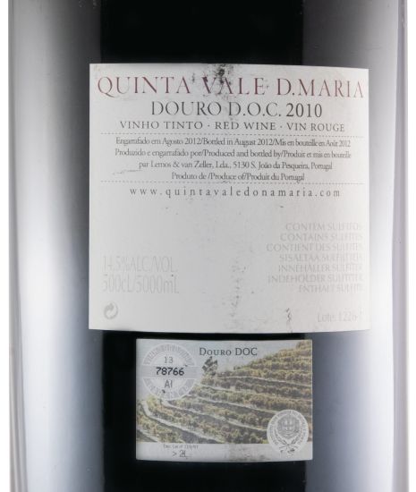2010 Quinta Vale D. Maria red 5L